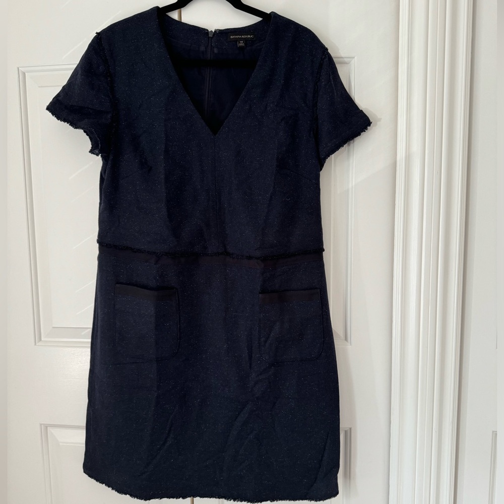 Banana Republic Wool Blend shift dress